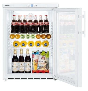 Liebherr FKUv1613 Single Door Undercounter White Fridge, 141 Litres, Digital Display, Forced-Air Cooling