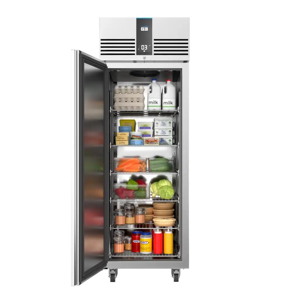 Foster EcoPro G3 EP700H Single Door Upright Commercial Refrigerator, 600L Stainless Steel, Energy Efficient