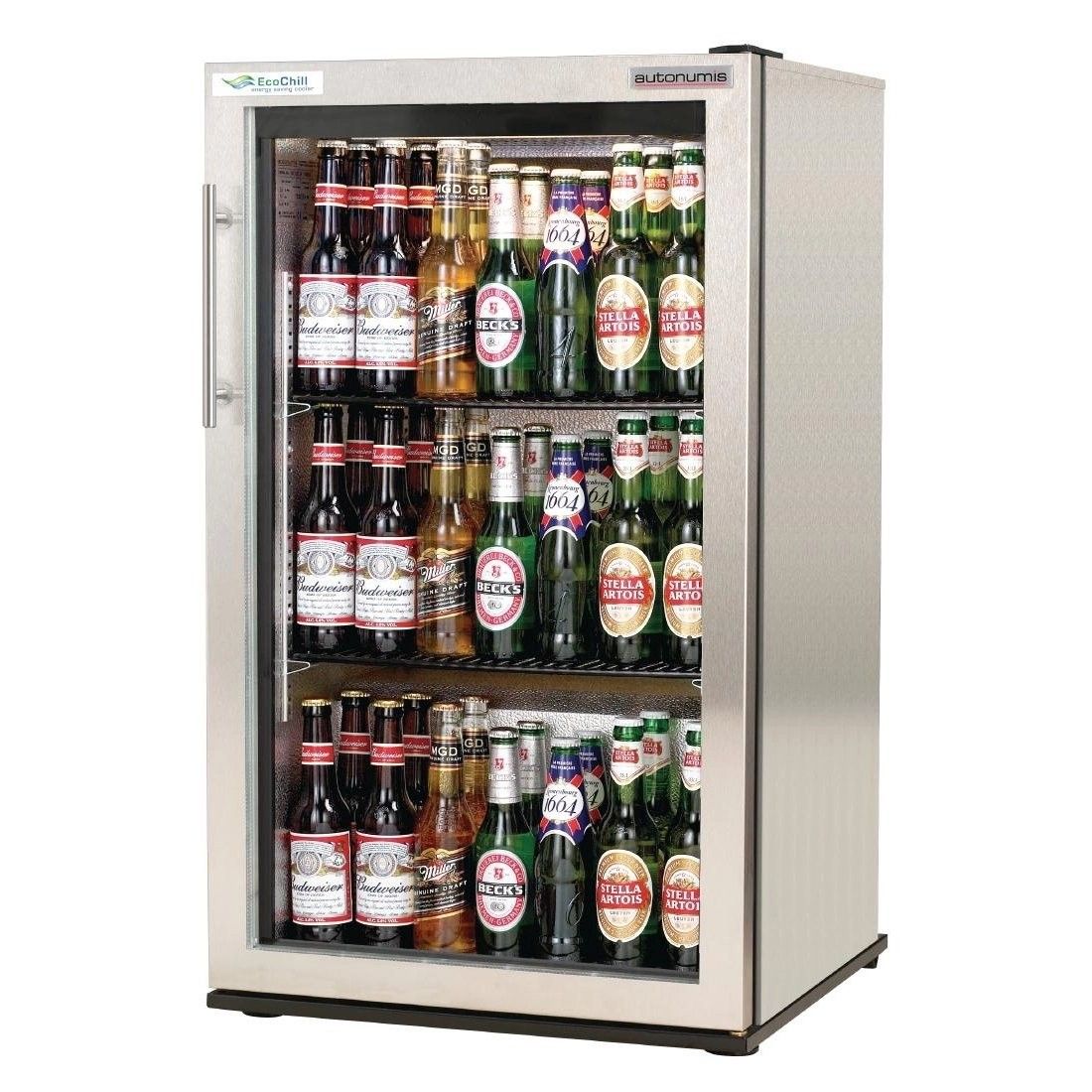 Autonumis RUC00012 EcoChill Single Door Bottle Cooler – 84 x 330ml Bottles