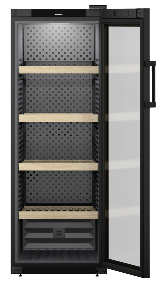 Liebherr WPBL5001 GrandCru Wine Storage Fridge – 196 Bottle Capacity, Single Temperature, Beech Wood Shelves, UVProtect Glass, SmartDevice-Ready