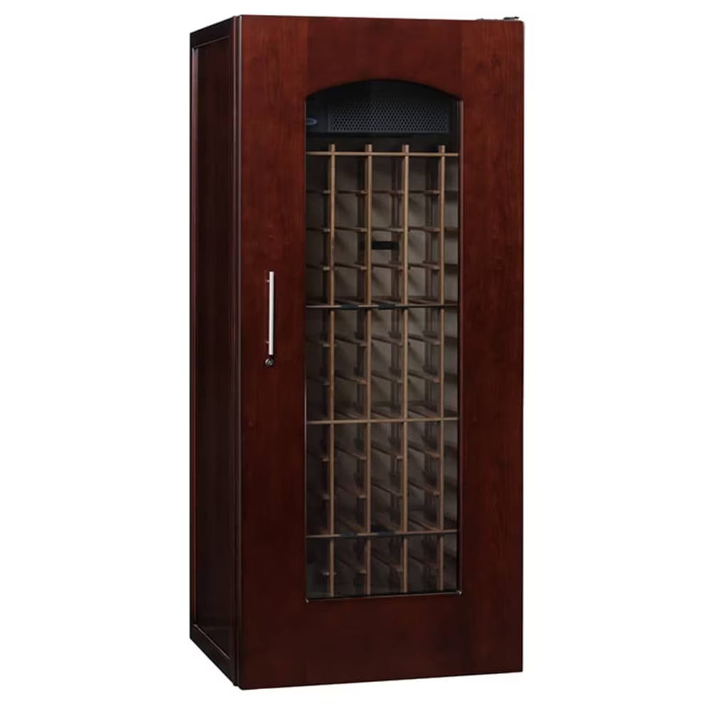 Le Cache Contemporary 1400 Wine Cabinet | Solid Cherry Wood with Cooling & Digital Controls