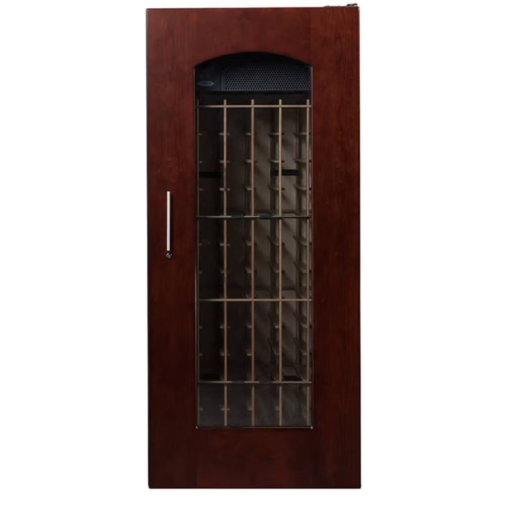 Le Cache Contemporary 1400 Wine Cabinet | Solid Cherry Wood with Cooling & Digital Controls